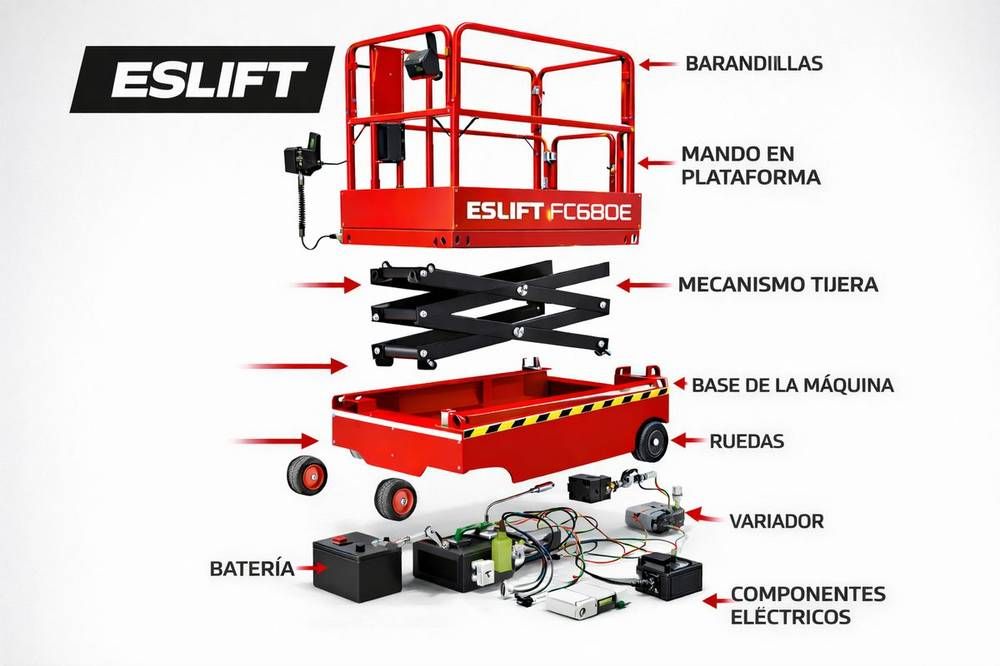 Despiece de máquina
